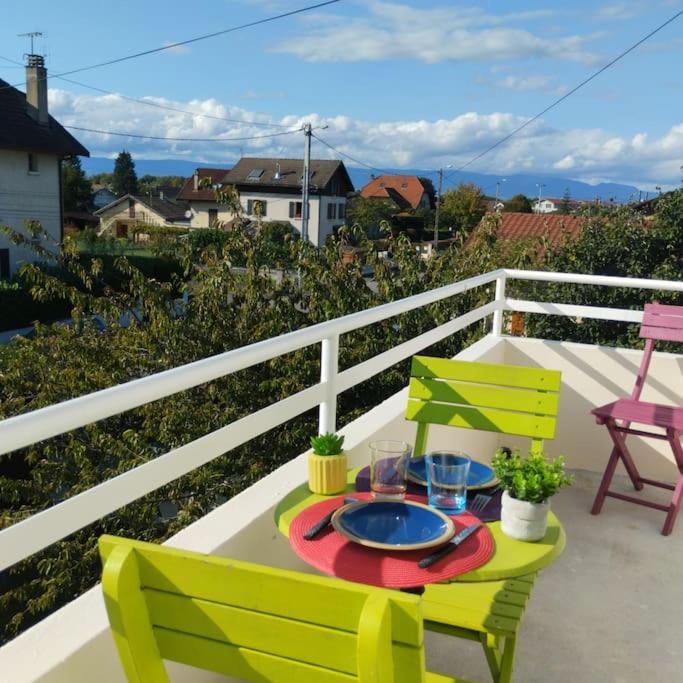Appartement Verdoyant Au Bord Du Lac Leman Entre Evian Et Thonon Dans Une Villa Publier Екстериор снимка